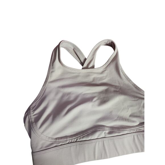 Fabletics Sports Bra M Womens Wireless Pullover Stretch Blush - Picture 2 of 5